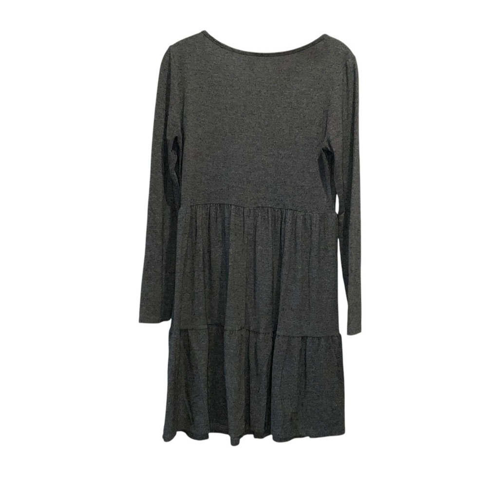 Wild Fable Gray Tiered Babydoll Dress - Size L - Picture 3 of 4